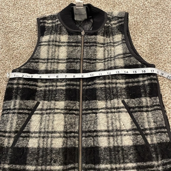 MADEWELL Reversible Vest in Copeland Plaid XS - Picture 6 of 7